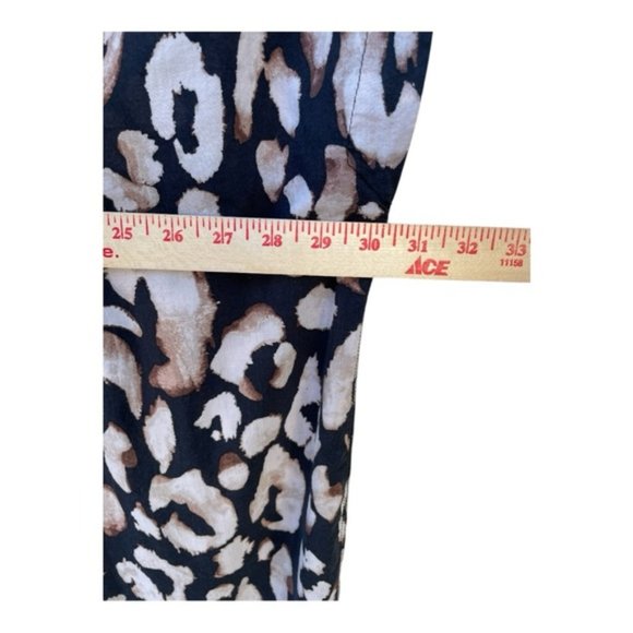 H&M Leopard Print Knee-length Dress Sz XL - Picture 7 of 9